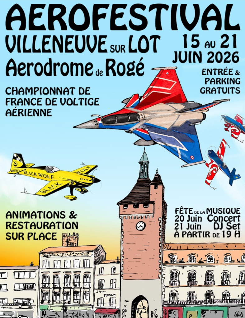 Aérofestival 2026 à Villeneuve-sur-Lot