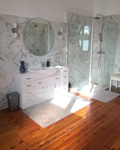 La salle de bain de la suite