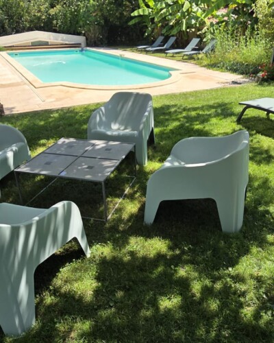 Jardin Piscine Le Manoir du Moulin de Madame