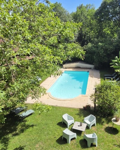 Jardin Piscine Le Manoir du Moulin de Madame