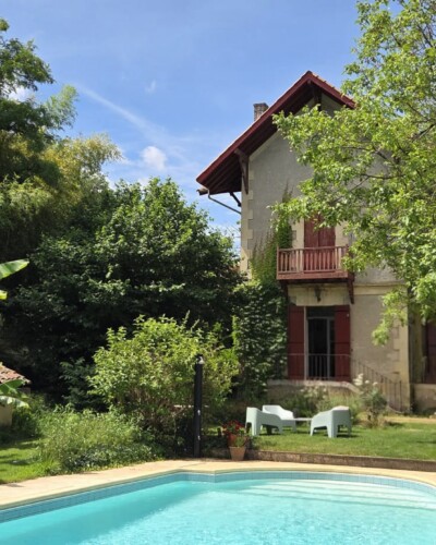 Jardin Piscine Le Manoir du Moulin de Madame